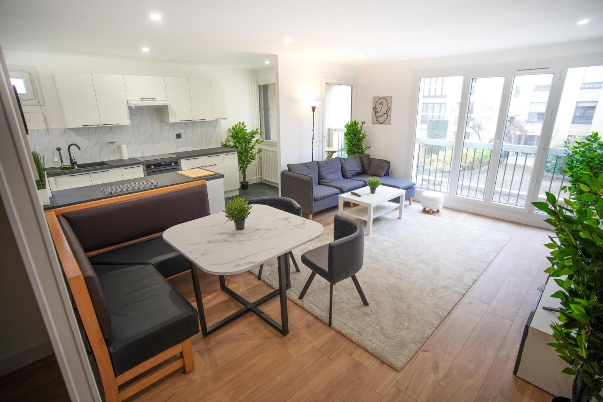 Keyless Appartement Moderne Et Spacieux 90 M2 Parking シュビイ・ラリュ エクステリア 写真